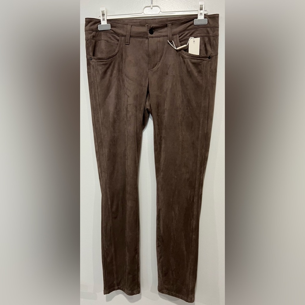 *New* Cambio Vegan Suede Pant Brown - +80% off! Size 10 US